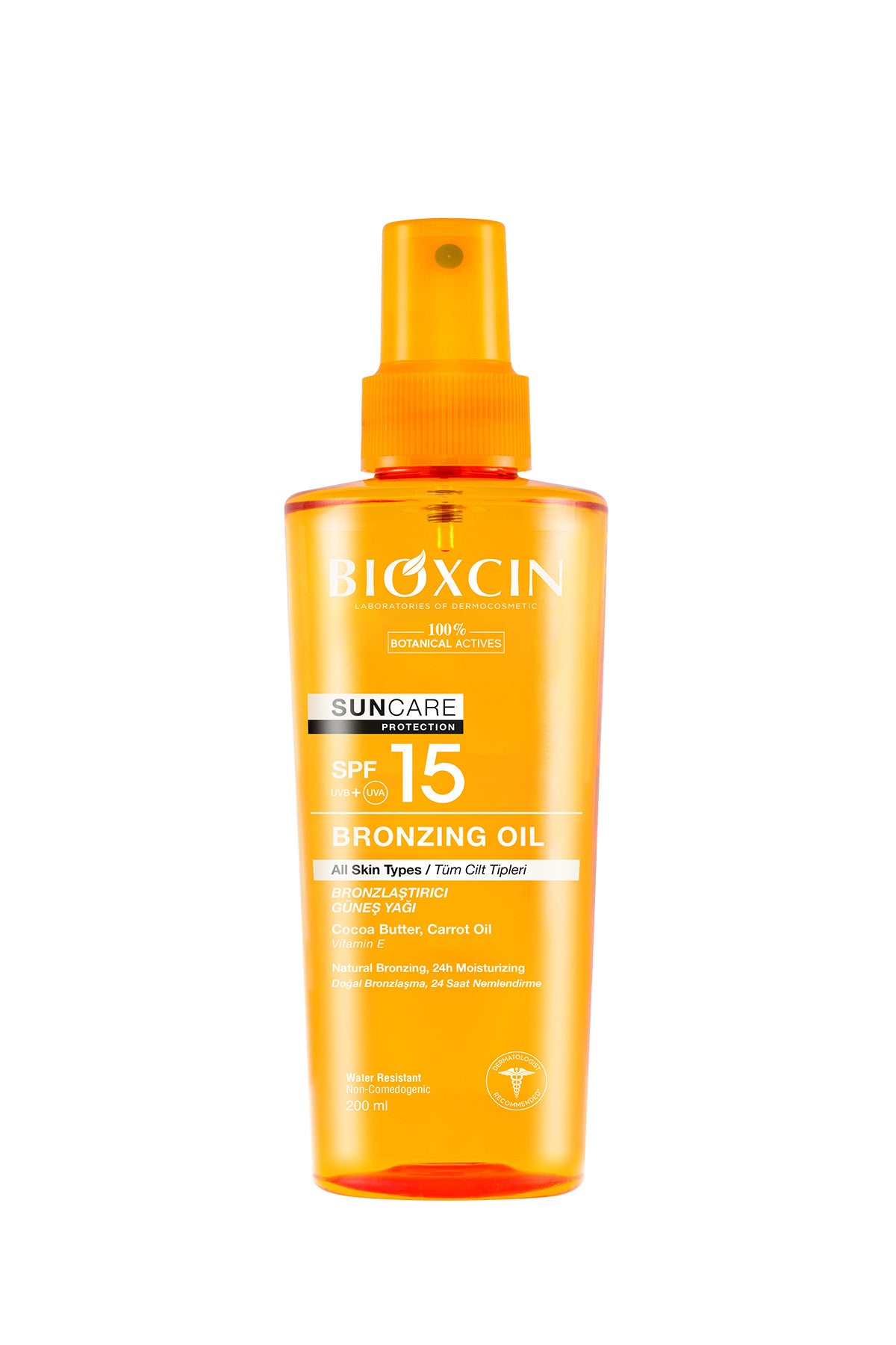 Bioxcin Sun Care Bronzing Oil - SPF 15+ - 200ml