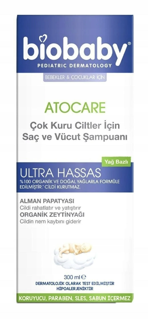 Biobaby Atocare Hair & Body Shampoo 300 ml