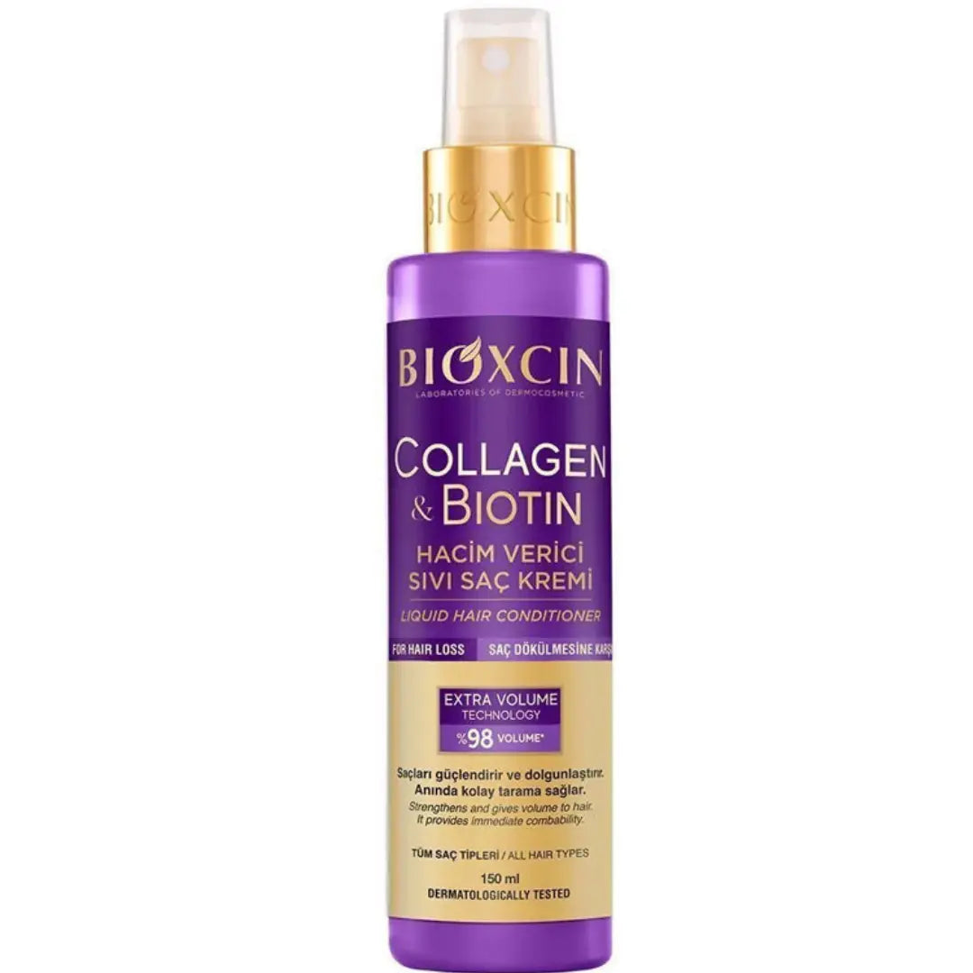 Bioxcin Collagen & Biotin Volumizing Liquid Hair Conditioner 150 ml