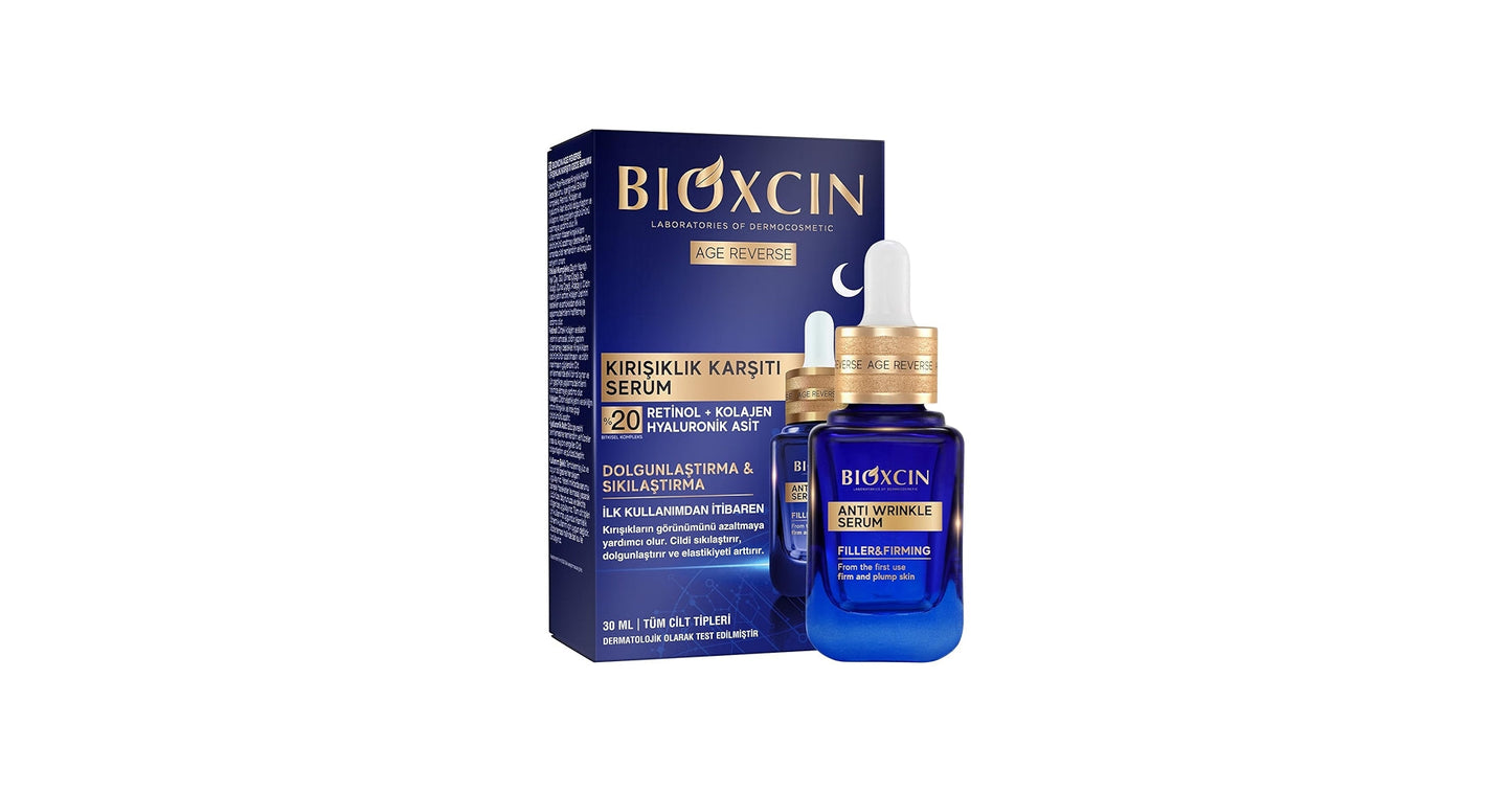 Bioxcin Age Reverse Anti-Wrinkle Serum with 20% Retinol - 30ml