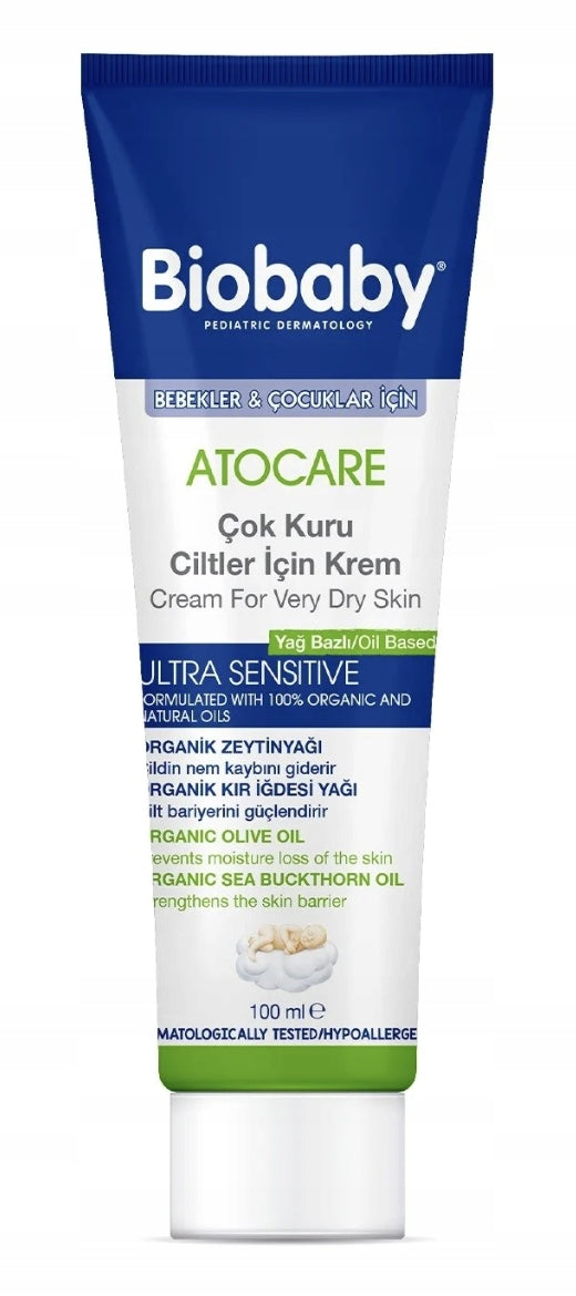 Biobaby Atocare Cream for Very Dry Skin 100 ml