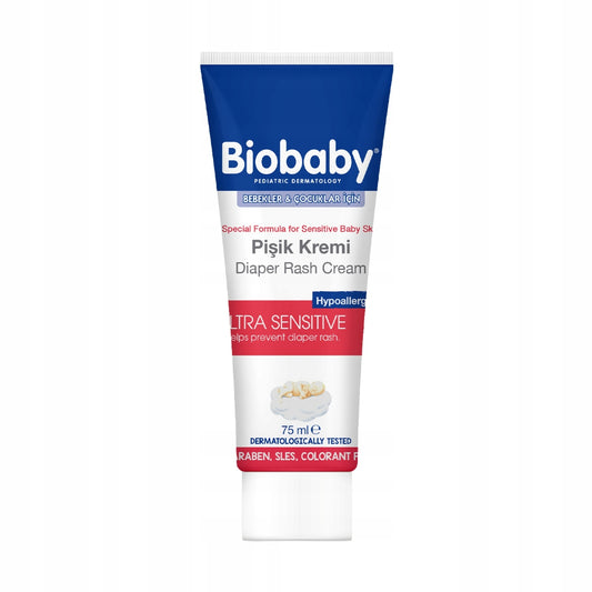 Biobaby Ultra Sensitive Diaper Rash Cream 75 ml