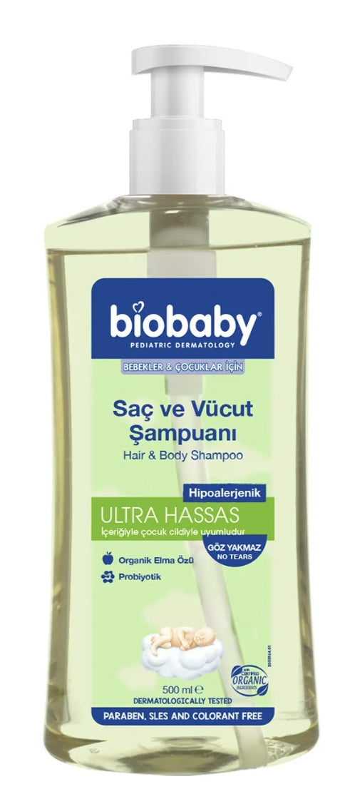 Biobaby Ultra Sensitive Baby Shampoo 500 ml