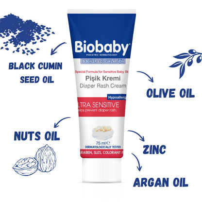 Biobaby Diaper Rash Cream ingredients