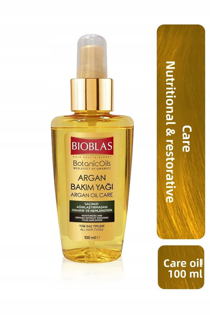 Bioblas Argan Oil hair care set original packaging