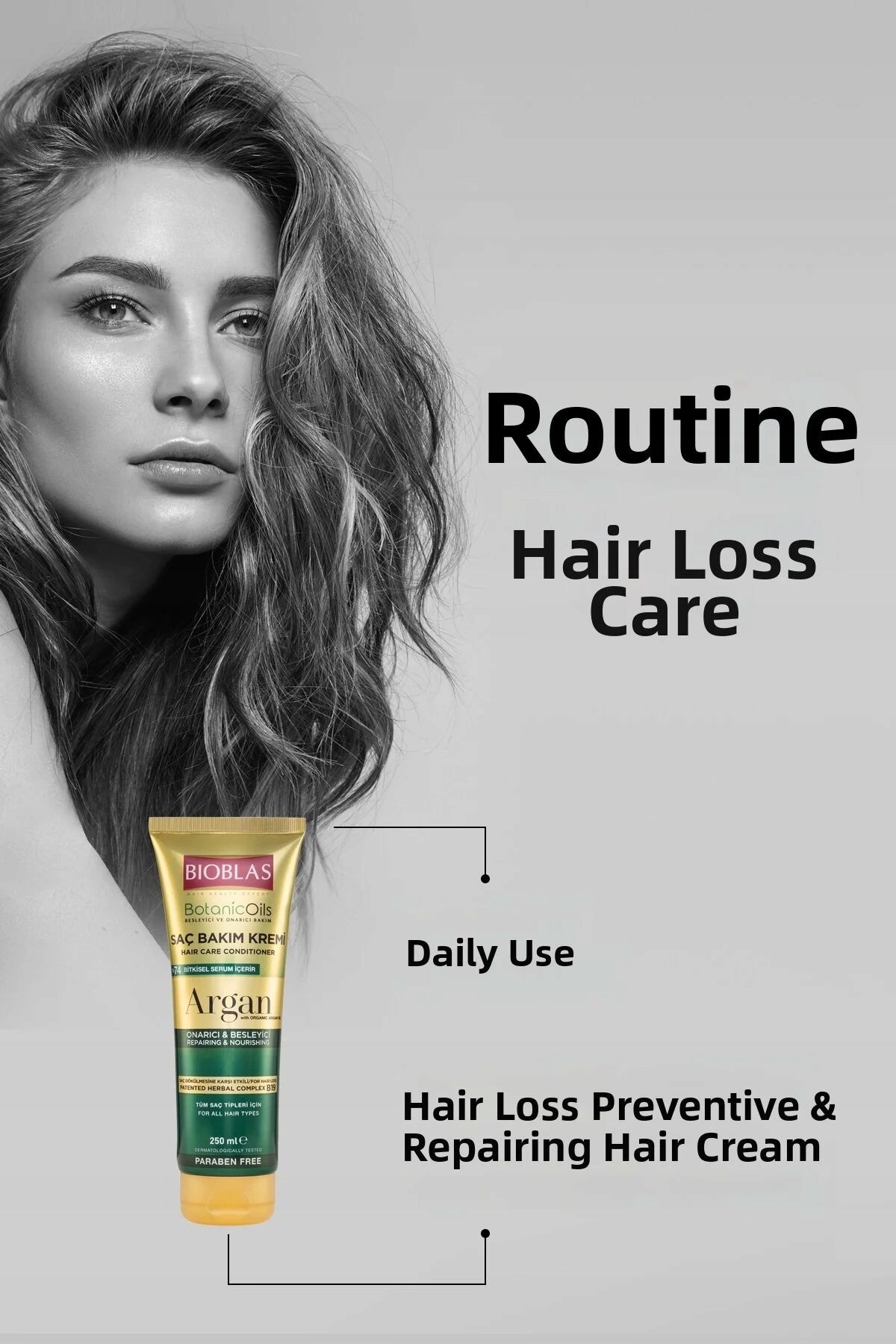 Bioblas Argan Oil hair care routine