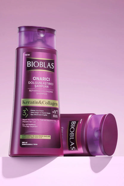 Bioblas Keratin & Argan hair care routine