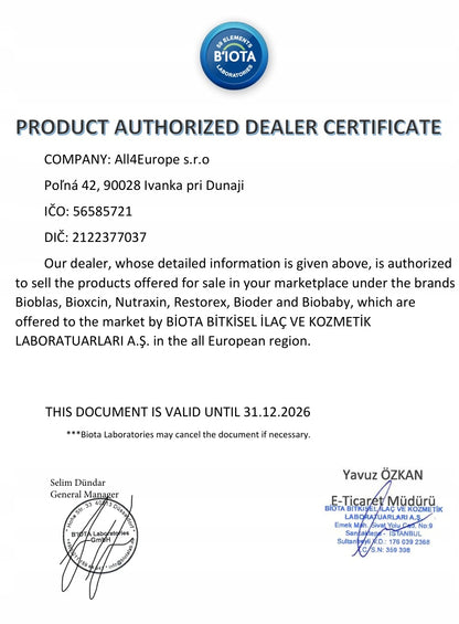 Bioder authorized dealer information