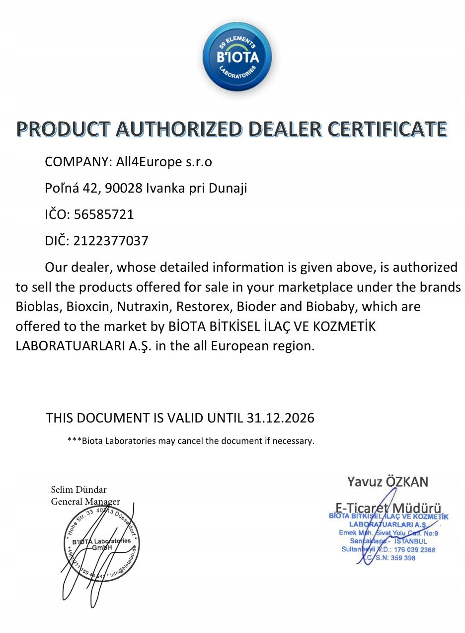 Bioder authorized dealer information