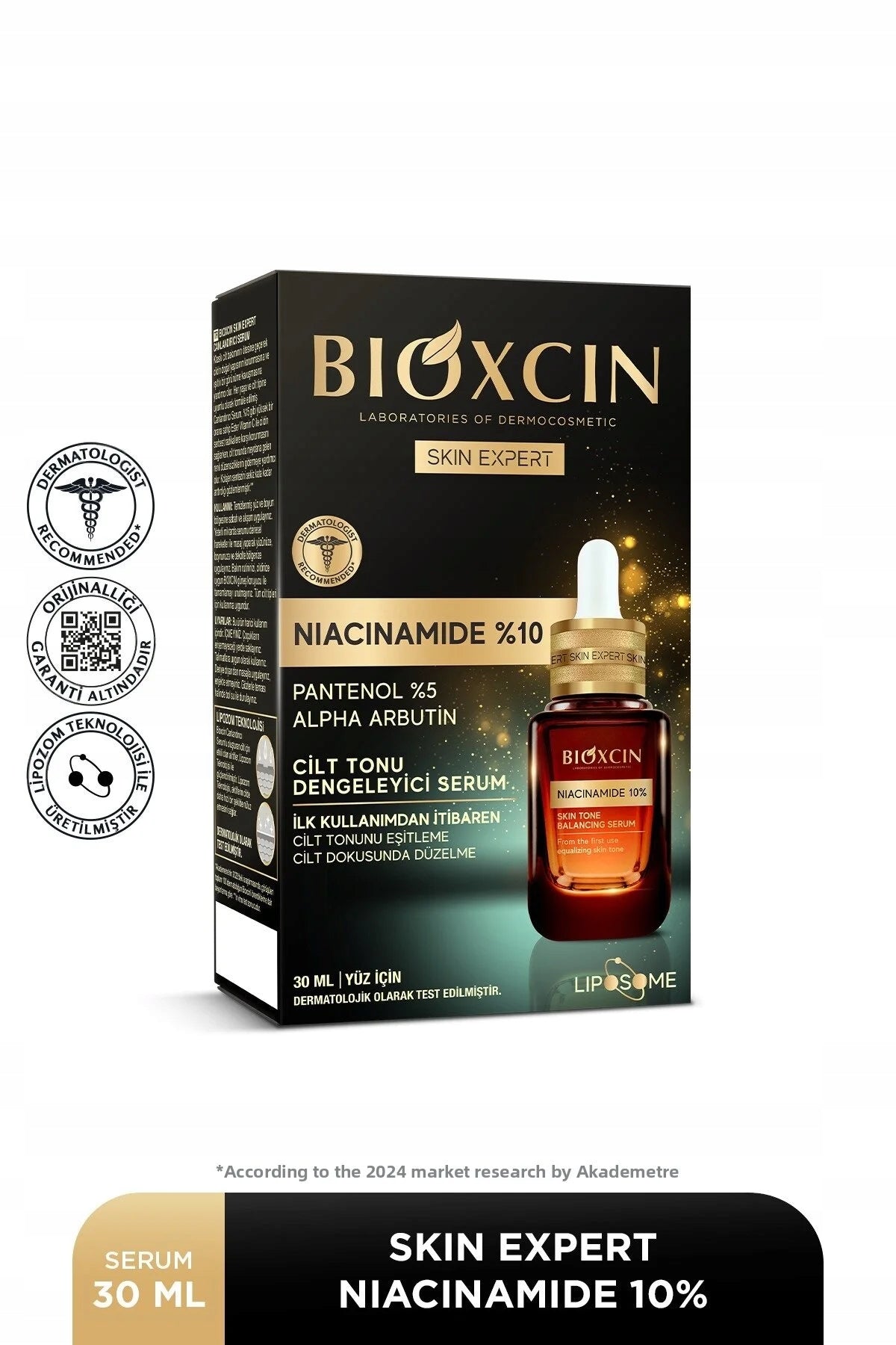 Bioxcin SkinExpert Niacinamide Serum product information