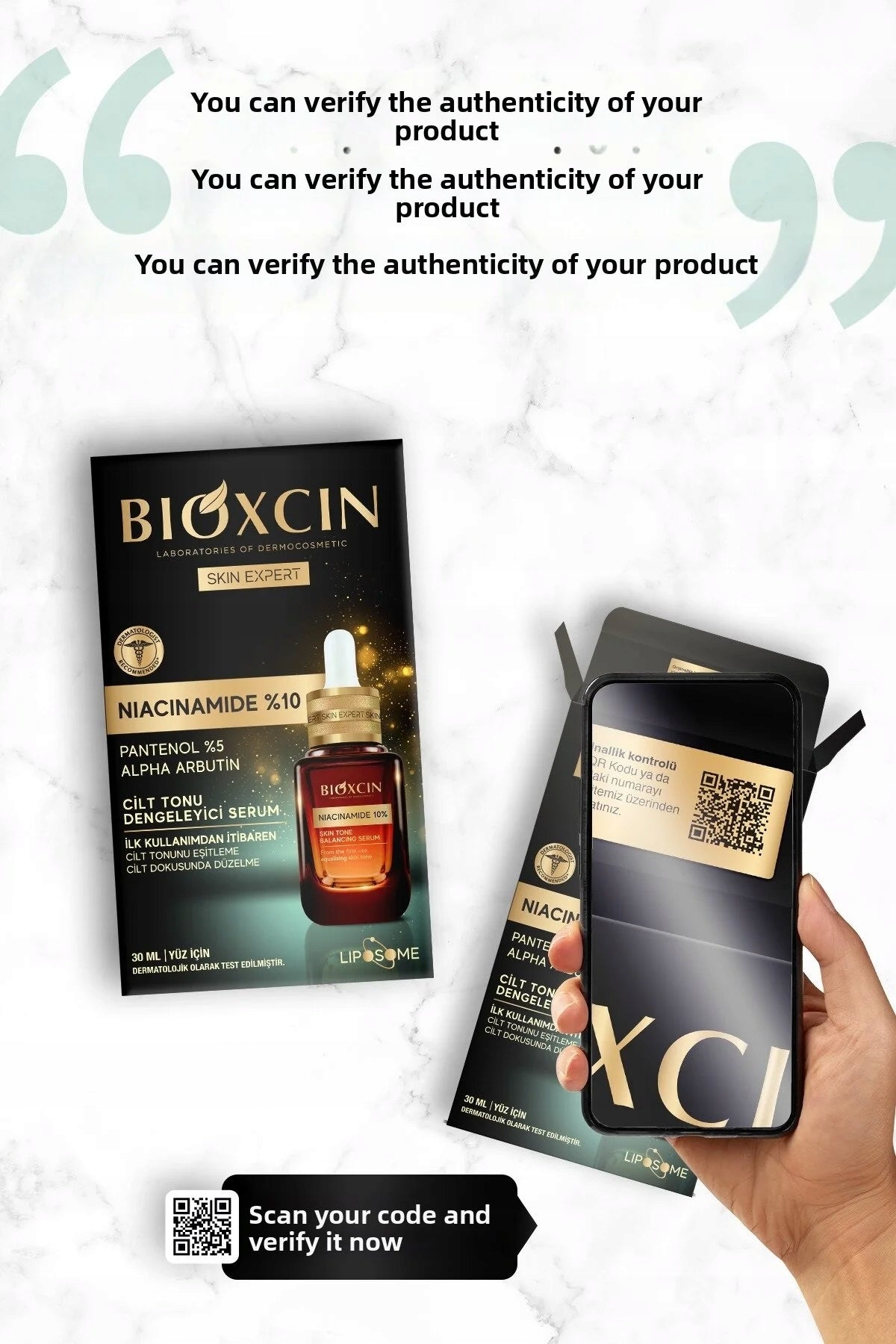 Bioxcin SkinExpert Niacinamide Serum product visual