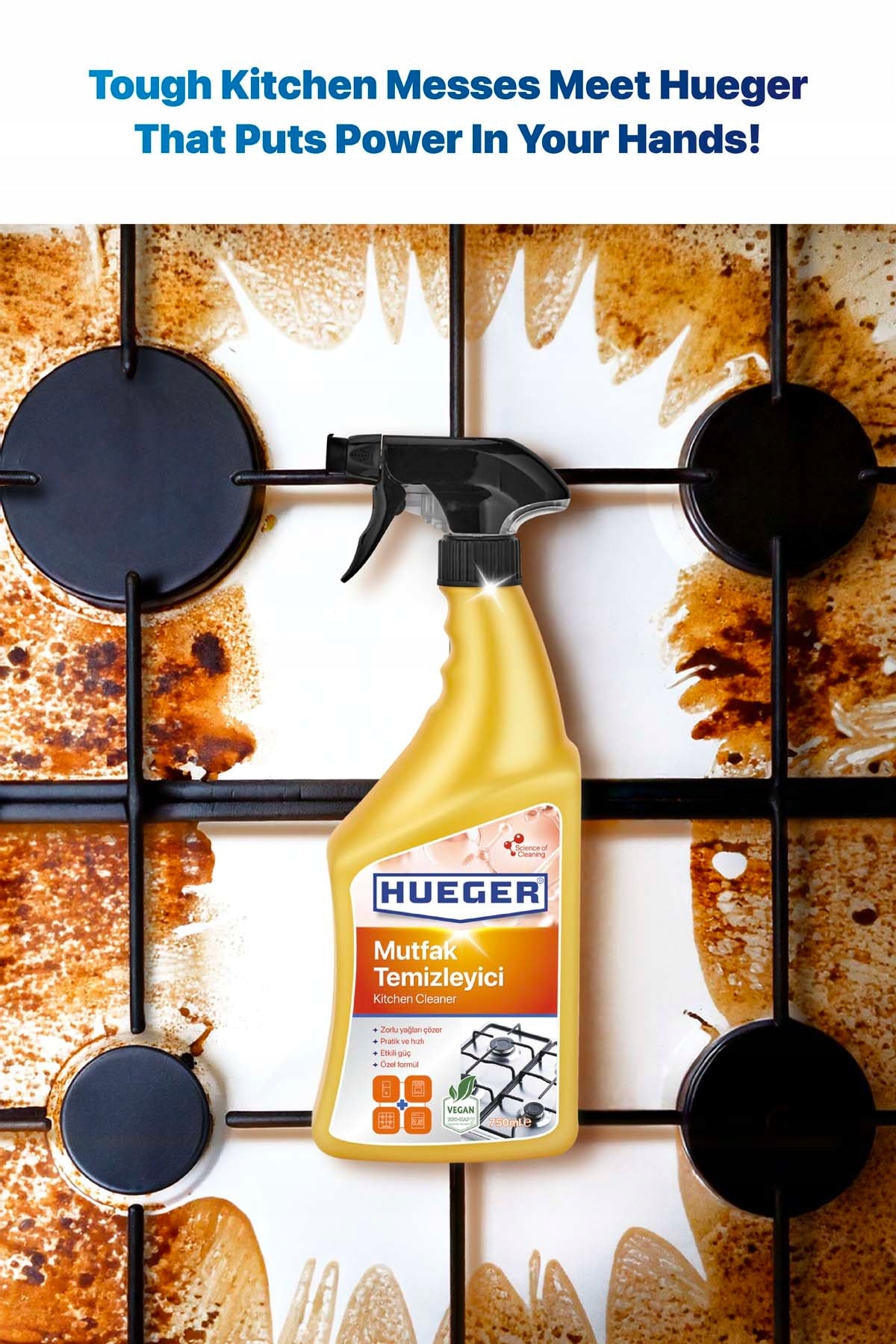 Hueger Kitchen Cleaner product benefits