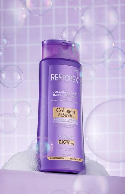 Restorex Collagen & Biotin Shampoo lifestyle