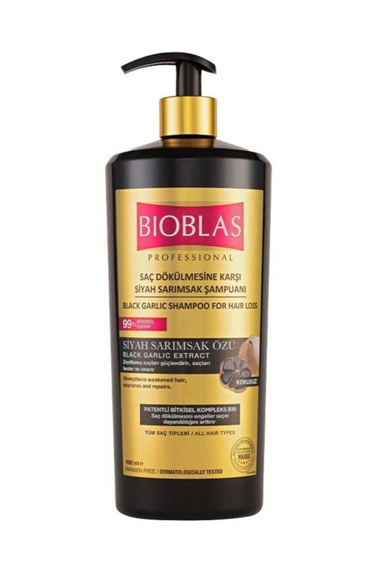 Bioblas Black Garlic Anti-Hair Loss Shampoo - 1L