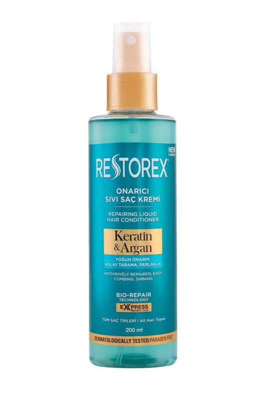 Keratín & Argan Restorative Liquid Hair Care Cream – 200ml