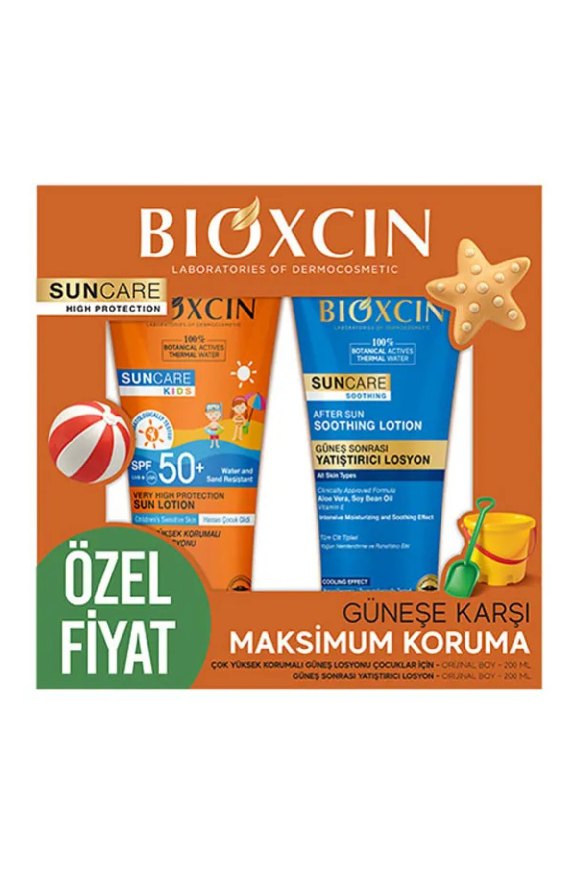 Children's Sun Care Set SPF50+ with After Sun - 2 x 200ml