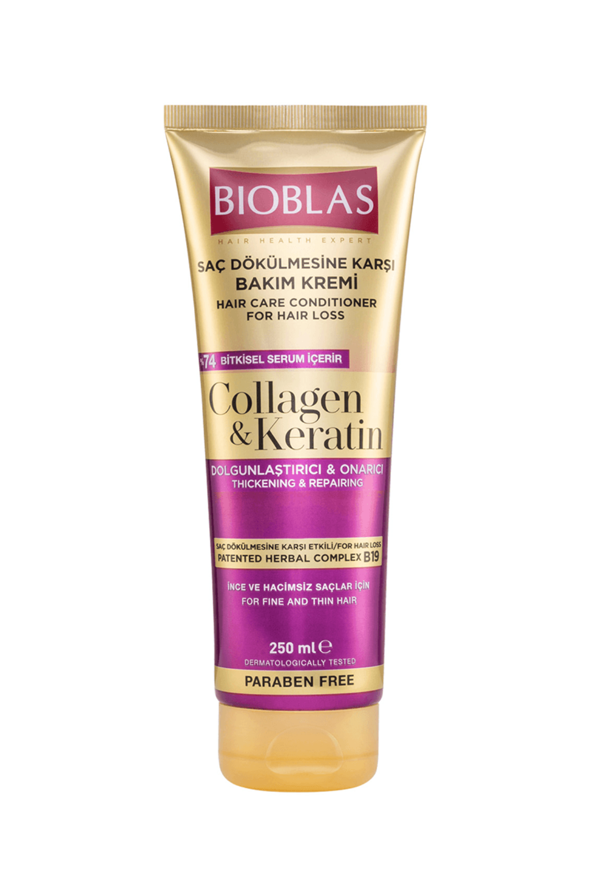 Bioblas Collagen & Keratin Conditioner - 250ml