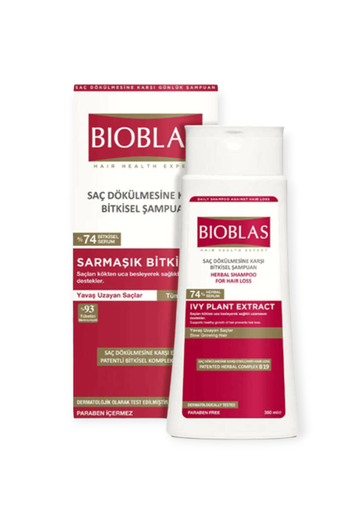 Bioblas Healthy Growth Shampoo for Slow-Growing Hair - 360ml