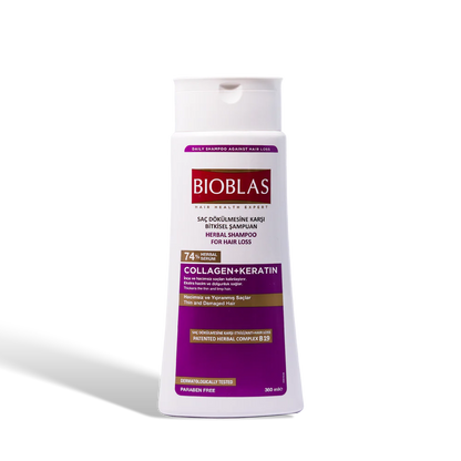 Bioblas Collagen & Keratin Repairing Volumizing Shampoo 360 ml