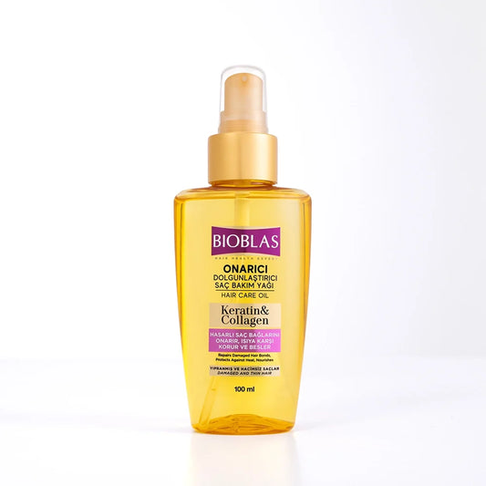 Bioblas Collagen & Keratin Repairing Hair Oil 100 ml