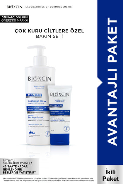 Bioxcin Atopicare Nourishing Cream 500 ml and Face Cream 50 ml set