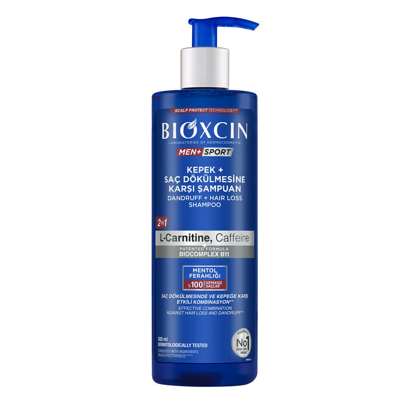 Bioxcin Men+ Sport Anti-Dandruff & Anti-Hair Loss Shampoo 500 ml
