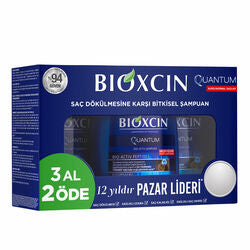 Bioxcin Quantum Bio-Activ Shampoo for Dry & Normal Hair 3 x 300 ml
