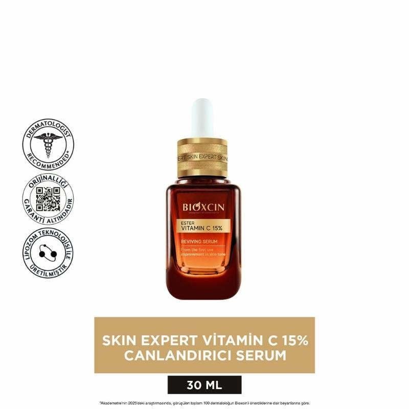 Bioxcin Skin Expert Vitamin C 15% + Niacinamide 2% Reviving Serum 30 ml