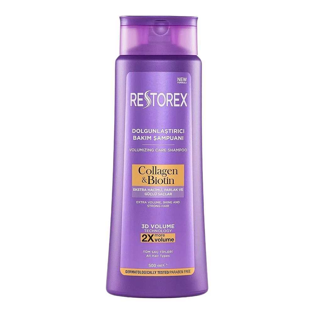 Restorex Collagen & Biotin Volumizing Care Shampoo 500 ml