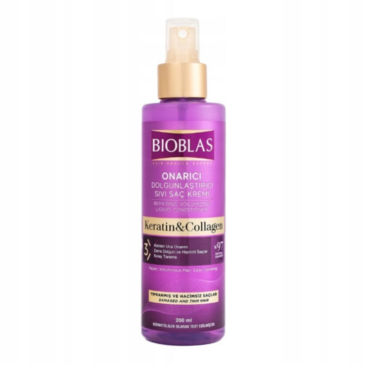Bioblas Keratin & Collagen liquid conditioner 200 ml