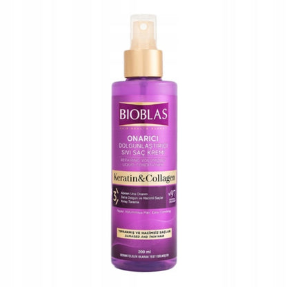 Bioblas Keratin & Collagen liquid conditioner 200 ml