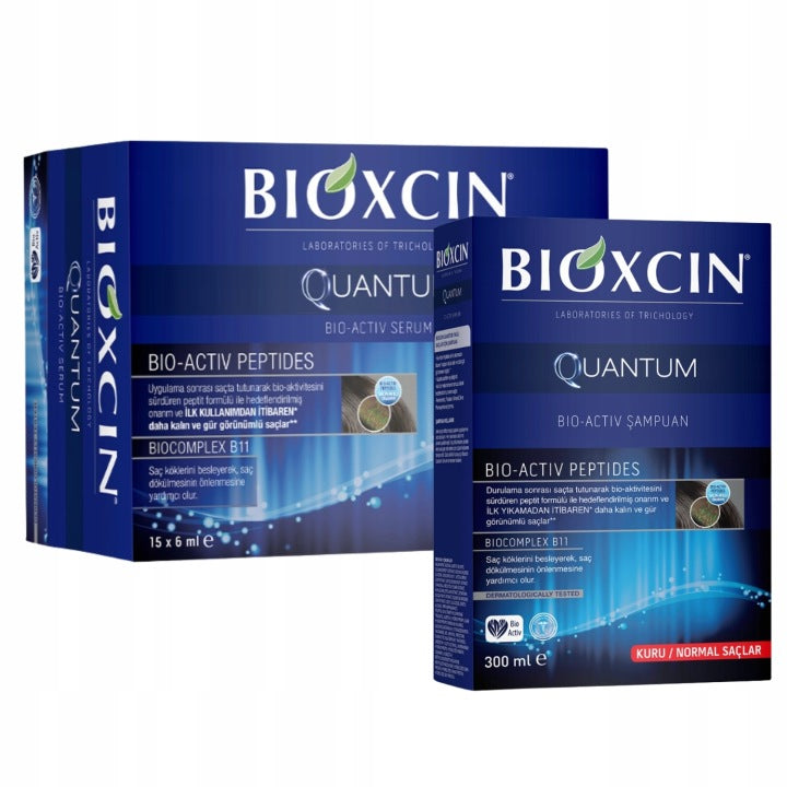 Bioxcin Quantum serum 15x6 ml + shampoo 300 ml