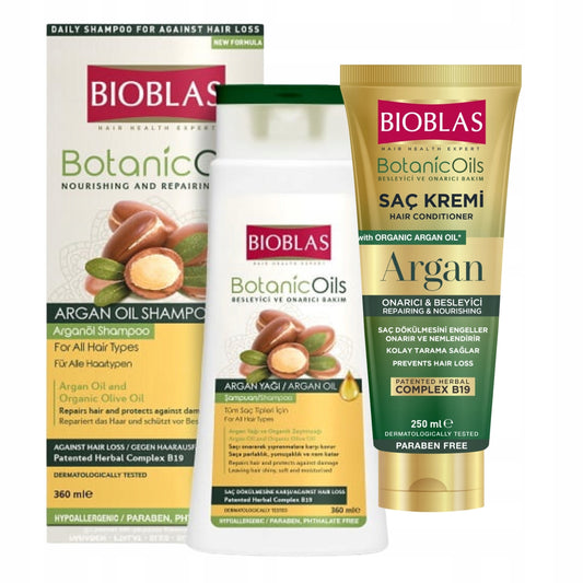 Bioblas Argan Oil shampoo 360 ml and conditioner 250 ml set