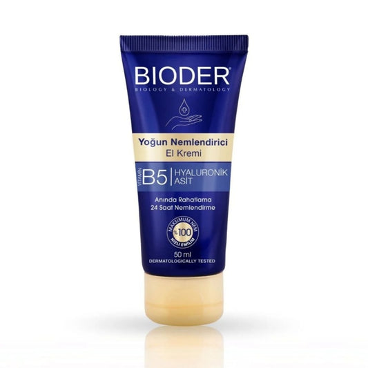 Bioder moisturizing hand cream Vitamin B5 and Hyaluronic Acid 50 ml